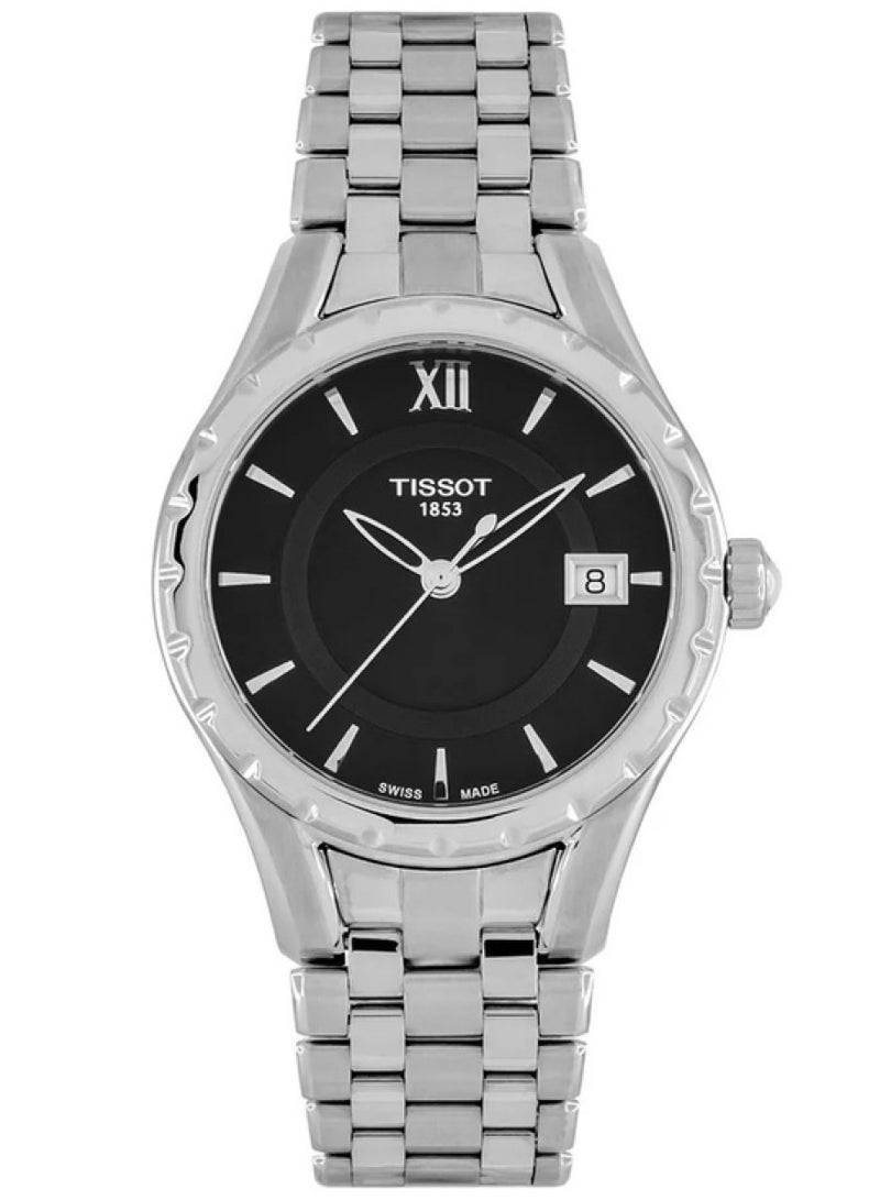 TISSOT T-Lady Black Dial Stainless Steel Ladies Watch - Image 1