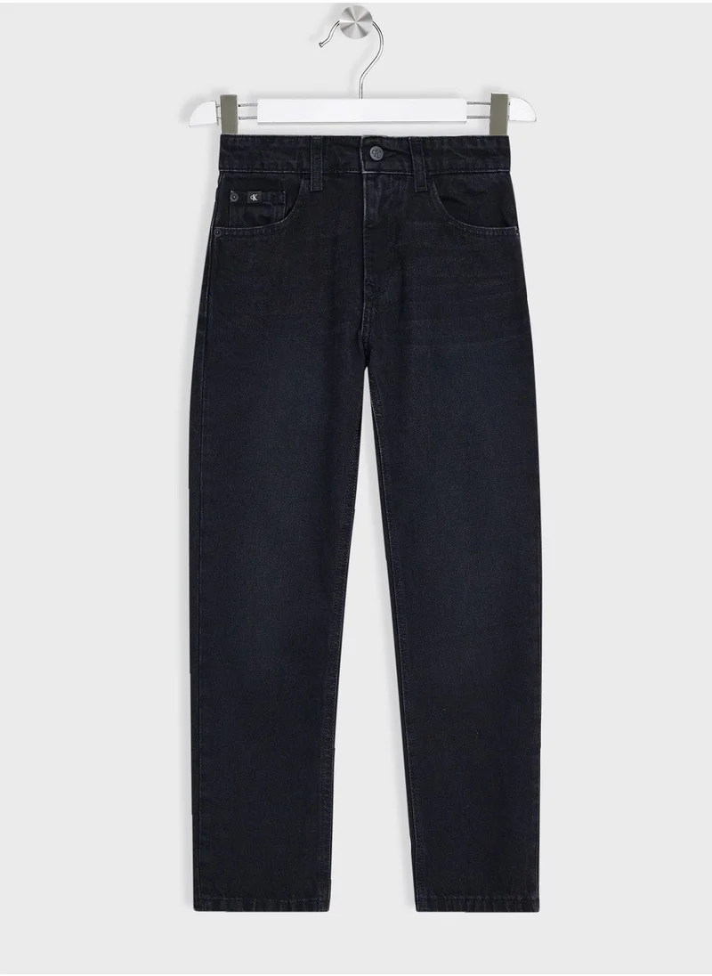 Calvin Klein Jeans Kids Straight Fit Jeans
