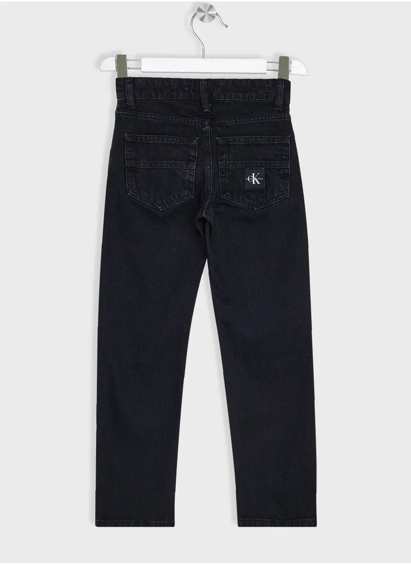 Calvin Klein Jeans Kids Straight Fit Jeans