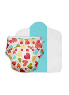 New Uno Freesize Cloth Diaper ; Cloth Diaper For Babies 3M To 3Y ; Washable & Reusable Cloth Diaper ; Comes With Cloth Diaper Insert ; 1 Diaper And 1 Organic Cotton Soaker