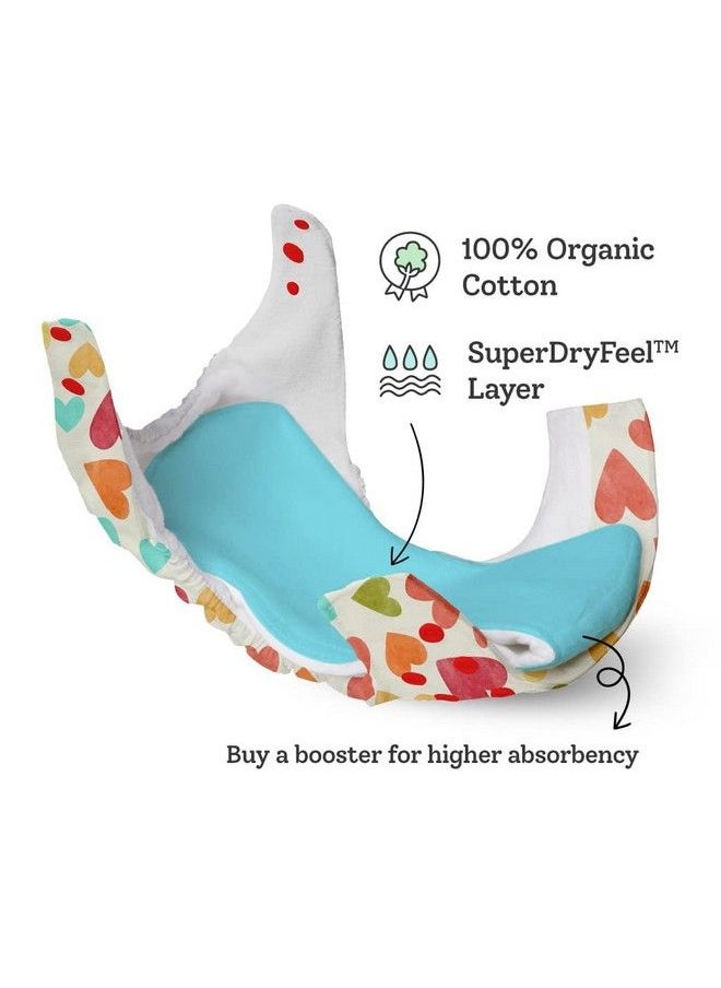 Superbottoms - New Uno Freesize Cloth Diaper ; Cloth Diaper For Babies 3M To 3Y ; Washable & Reusable Cloth Diaper ; Comes With Cloth Diaper Insert ; 1 Diaper And 1 Organic Cotton Soaker - Image 1