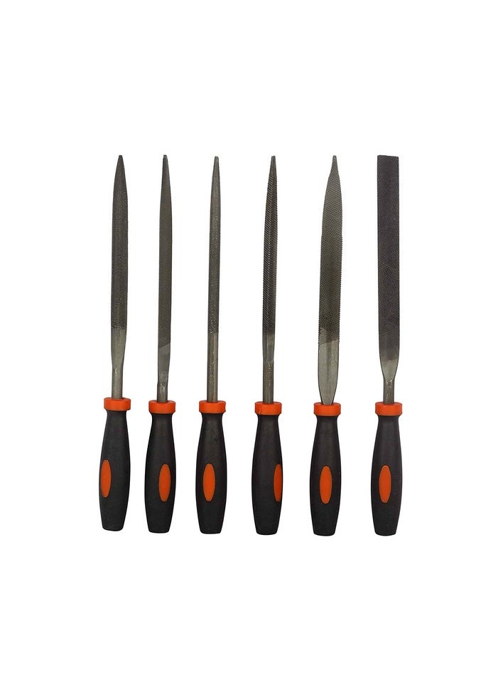 BLACK+DECKER Black+Decker 6 Pieces 174Mm Steel Needle File Setfor Wood & Plastic. BDHT22148  - Image 1