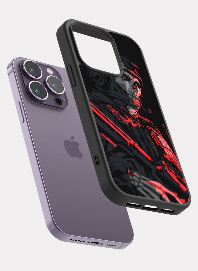 PXLAAT iPhone 14 Pro case cover Ghost Call Of Duty - Image 2