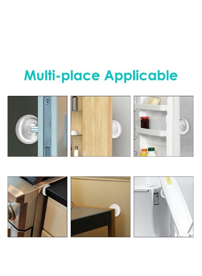 9Pack5CM Clear Door Stops for Wall Door Bumpers Self-Adhesive Fixed Paste Protective Door Wall Sticker Transparent Anti-Collision Door Sticker