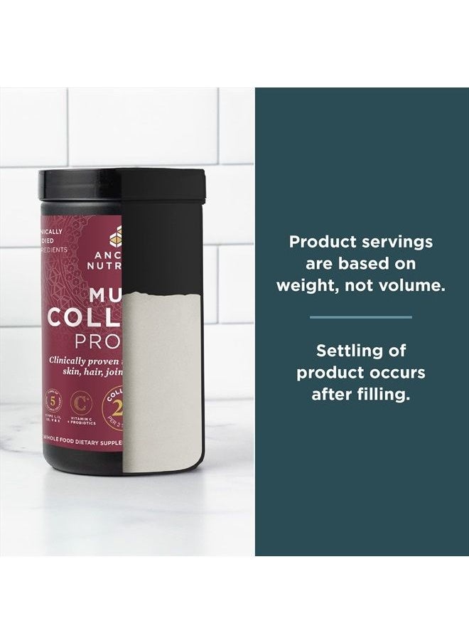 Ancient Nutrition - , Multi Collagen Protein Powder with 10 Types of Collagen, Vitamin C & 2 Billion Colony-Forming Units (CFUs) Probiotics Per Scoop, Unflavored - Image 1