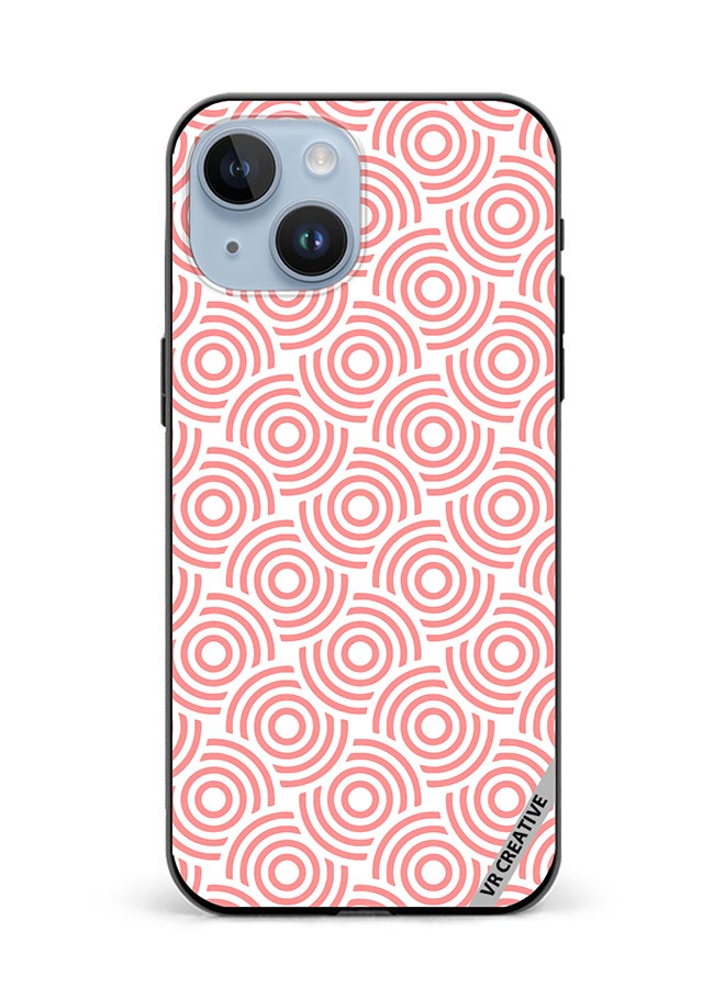 VR CREATIVE Protective Case Cover For Apple iPhone 15 Plus Texture Design Multicolour - Image 1