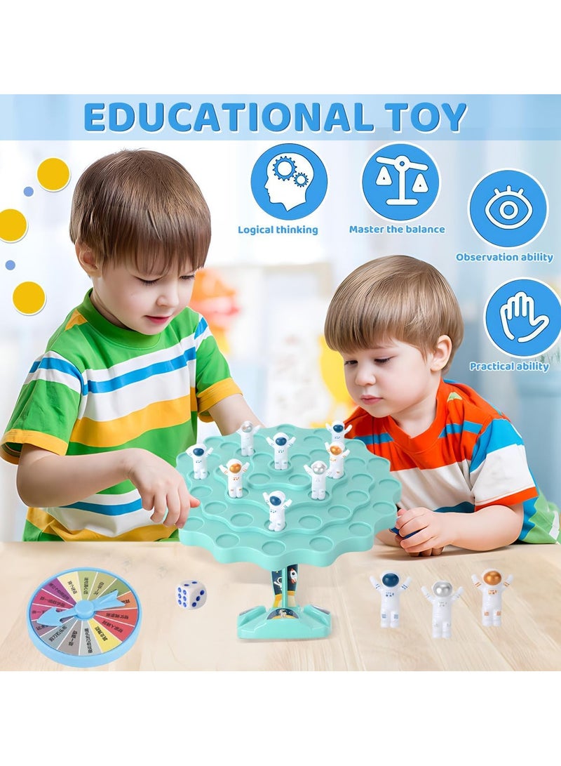 Balanced Tree Astronaut, Balanced Tree Frog, Balance Board Game for Kids, Parent-Child Interaction Ball Balance Math Game, Children Educational Frog Balance... - Image 2