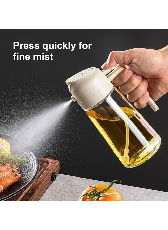 16oz Oil Dispenser Bottle for Kitchen - 2 in 1 Olive Oil Dispenser and Oil Sprayer - 470ml Olive Oil Bottle - Oil Sprayer for Cooking, Kitchen, Salad, Barbecue - pzsku/ZCE2C62A1939E842643C4Z/45/_/1725923352/2b9cf54b-6da4-44ca-895e-43dbde07cbe9