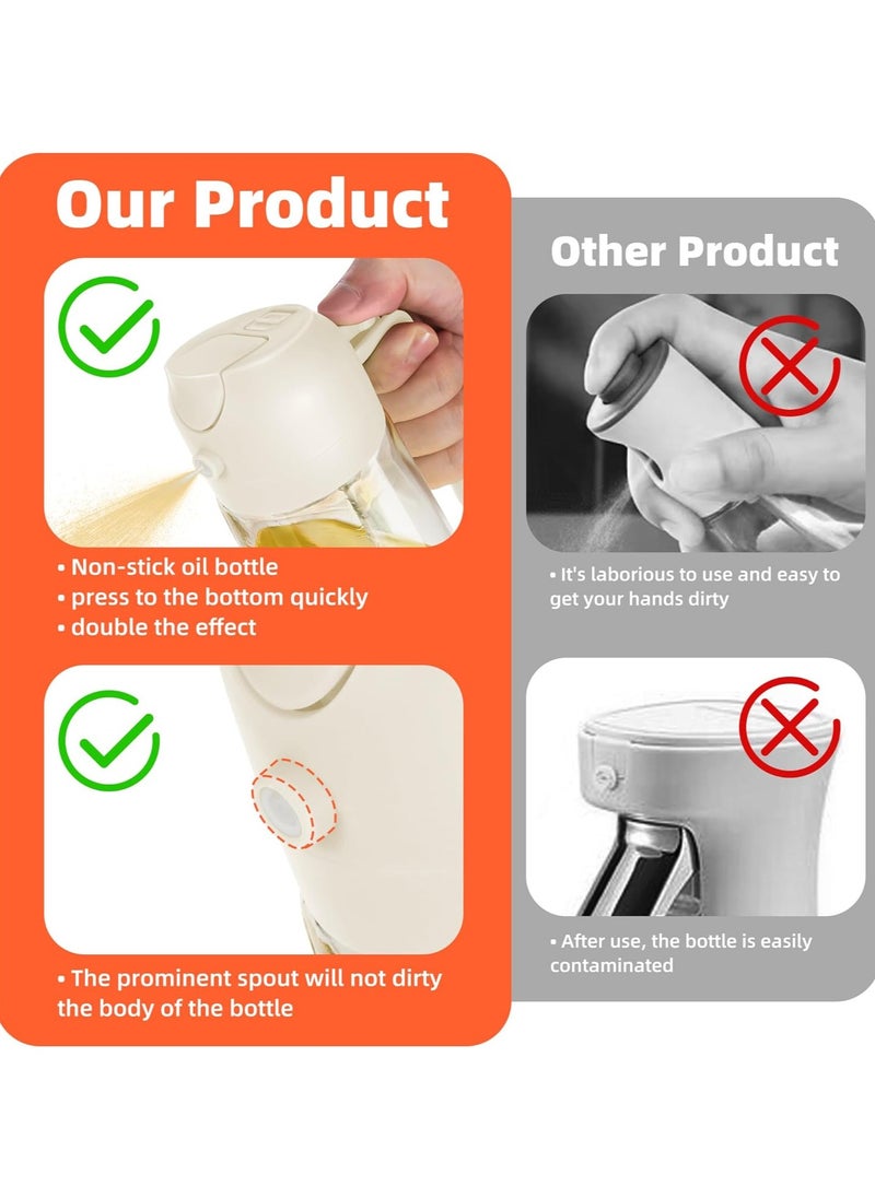 16oz Oil Dispenser Bottle for Kitchen - 2 in 1 Olive Oil Dispenser and Oil Sprayer - 470ml Olive Oil Bottle - Oil Sprayer for Cooking, Kitchen, Salad, Barbecue - pzsku/ZCE2C62A1939E842643C4Z/45/_/1725923372/f69d7a87-cd67-4f5e-80b8-62aff69b2dde