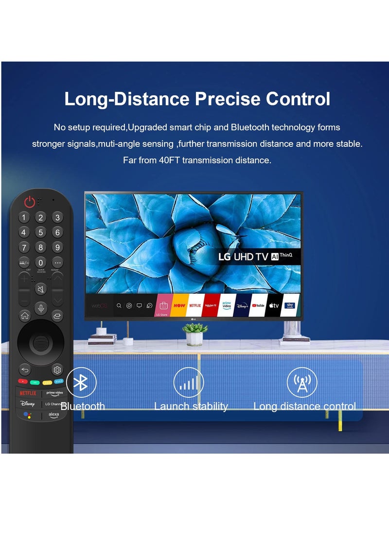 Generic - Magic Remote Control for LG Smart TV with Pointer and Voice Function Replacement Remote Control for AKB76039902 Voice Remote for Most LG Smart TVs UHD OLED QNED NanoCell 4K 8K Series - Image 1