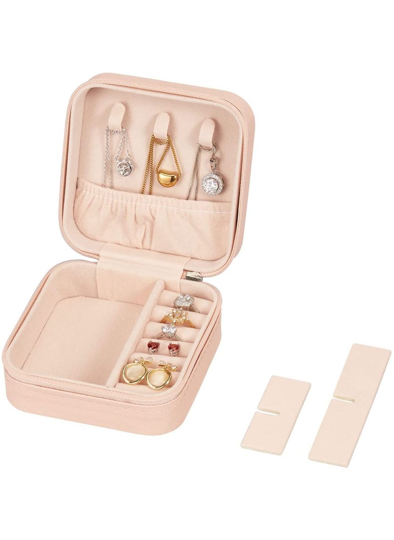 NIBEMINENT - Small Jewelry Box Travel Portable Jewelry Case Mini Organizer Storage Holder - Image 1