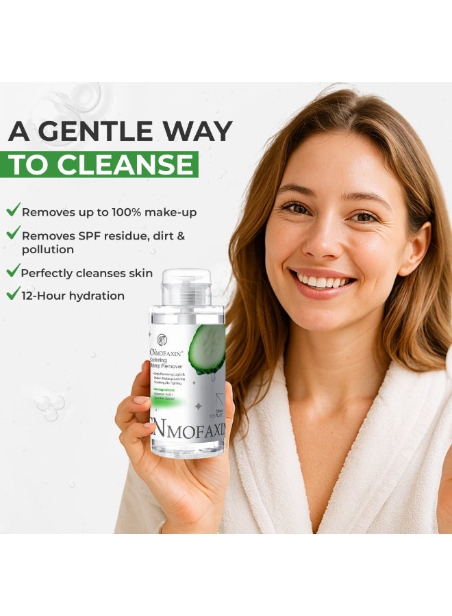 سي إن موفاكسين مزيل مكياج مريح 500 مل - خالي من الزيوت، تركيبة ميسيلار لطيفة للوجه والعينين والشفاه - منظف مكياج مقاوم للماء، غير مهيج، خالٍ من العطور - Image 5