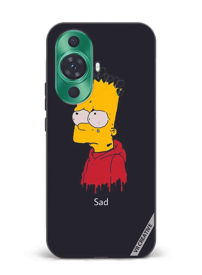 VR CREATIVE Protective Case Cover For Huawei nova 11 Pro Sad Design Multicolour - Image 1