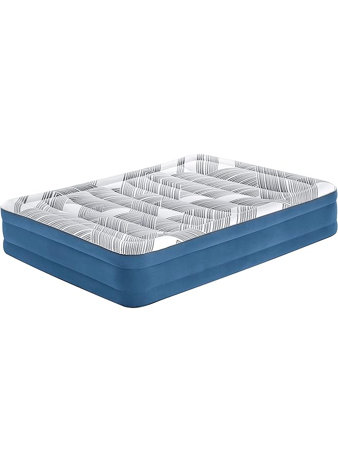 Bestway 2.03m x 1.52m x 36cm Tritech Fashion Flock Air Mattress Queen Built in AC Pump - Image 5