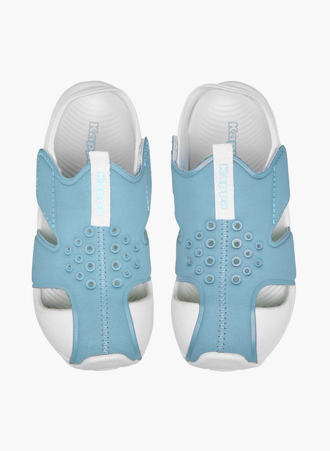 Kappa Boys' Perforated Sandals with Hook and Loop Closure - Image 3
