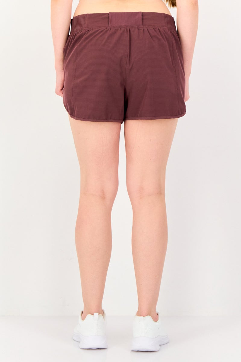 Nike Women Sportswear Fit Training Shorts, Dark Mauve - Image 3