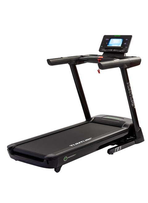 Tunturi T85 Endurance Folding Treadmill for Home – Quiet Electric Running Machine with Cushioning, Incline & LCD Display – Ideal for Walking, Jogging & Intense Workouts