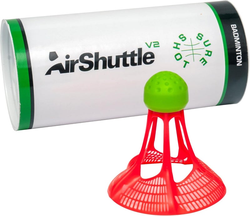 شور شوت مجموعة من 3 كرات الريشة الطائرة الهوائية من نوع "Sure Shot Air Badminton Shuttle V2" - Image 1