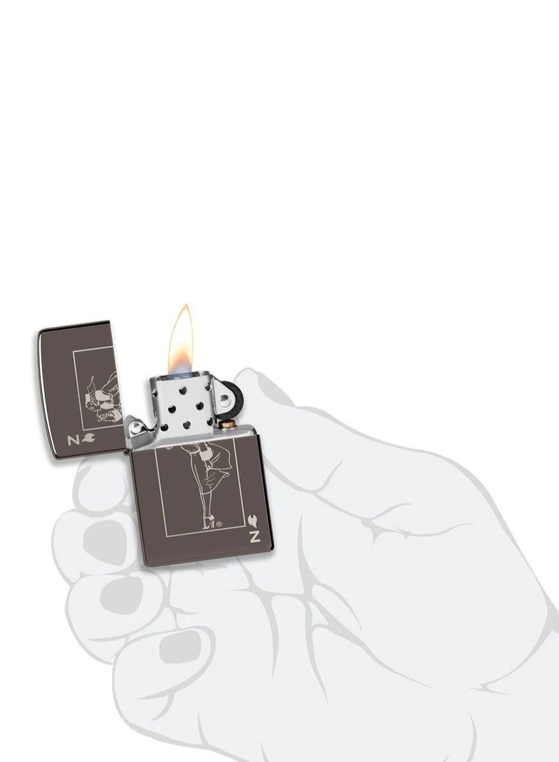 Zippo 49797 150 Windy Design Black Ice Windproof Lighter - Image 4