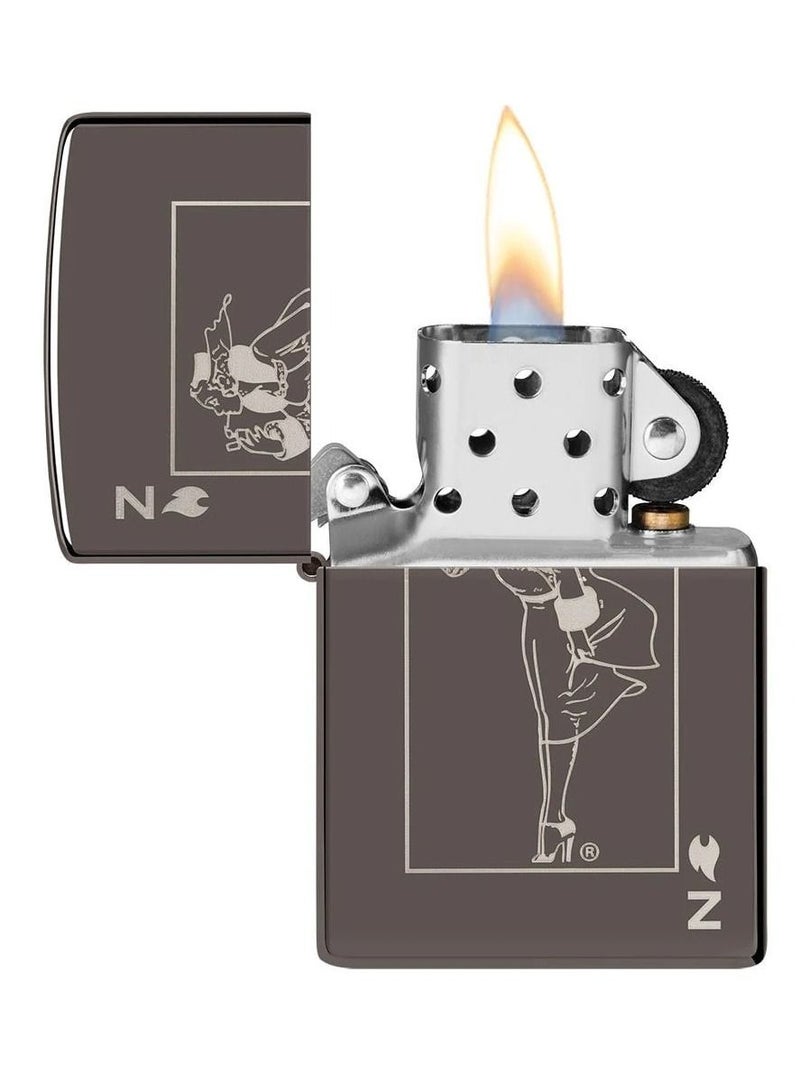 Zippo 49797 150 Windy Design Black Ice Windproof Lighter - Image 3