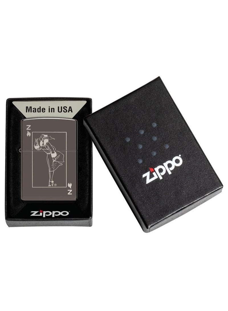 Zippo 49797 150 Windy Design Black Ice Windproof Lighter - Image 5