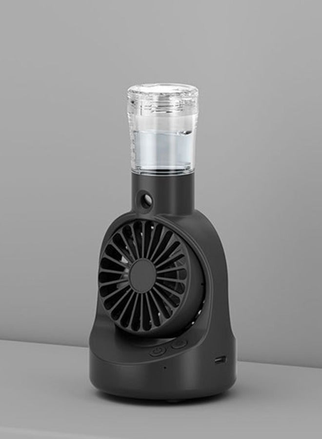 general Misting Fan Portable, 4000mAh 8-Inch Rechargeable Battery Operated Fan with 300mL Water Tank, Cooling Desk Misting Fans for Outside, Perfect Quite Mist Water Spray Fans for Home Office Camping Patio