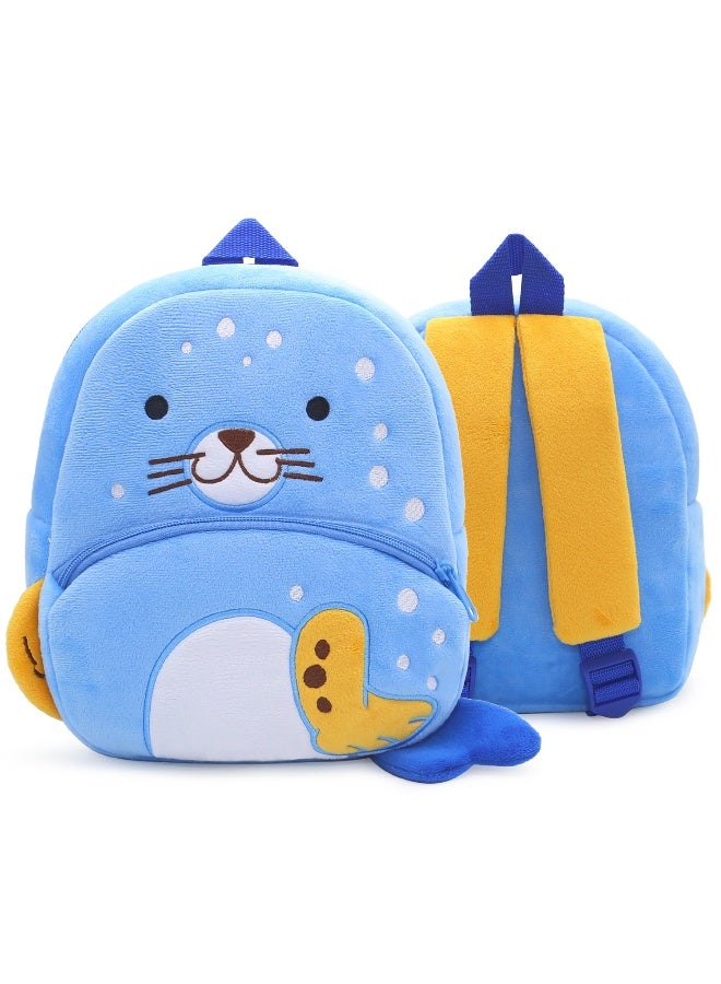 آنا حقيبة ظهر أطفال على شكل حيوانات كرتونية من الفرو