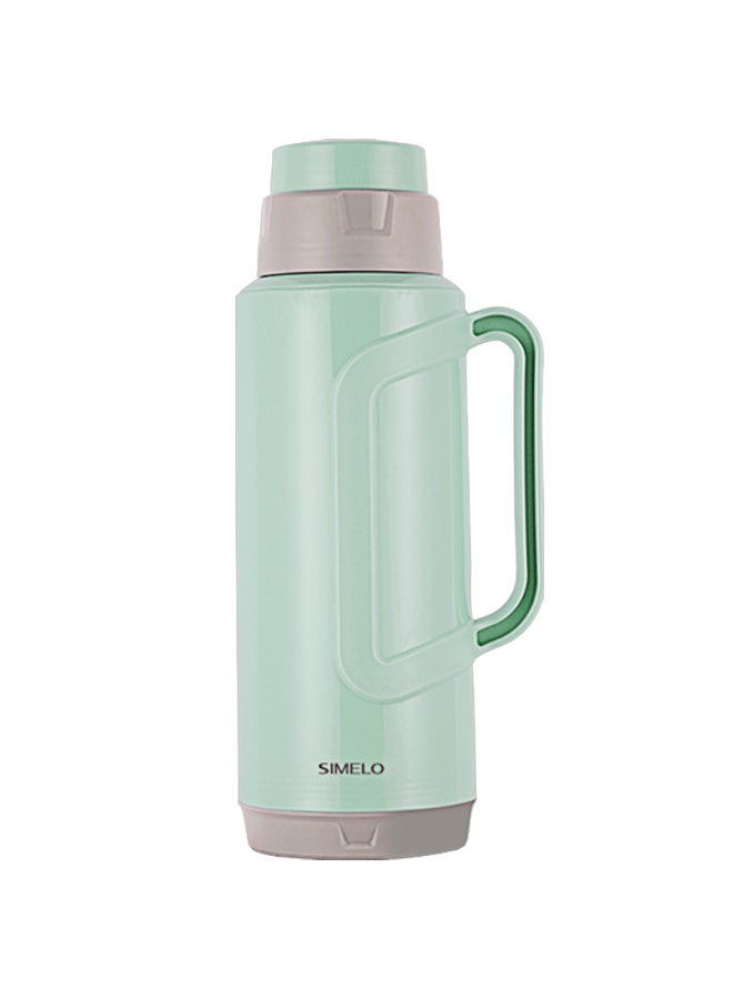 Simelo Insulated Thermos With Glass Inner Liner, Hot Water Bottle For Student Dormitory, Traditional Thermos Flask, 2l, Matcha Green - Image 5