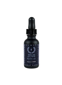 Zeus Natural Beard Oil Premium Conditioning Beard Oil To Soften Beard & Mustache Made In Usa (Italian Cypress) 1 Oz.  - Image 2