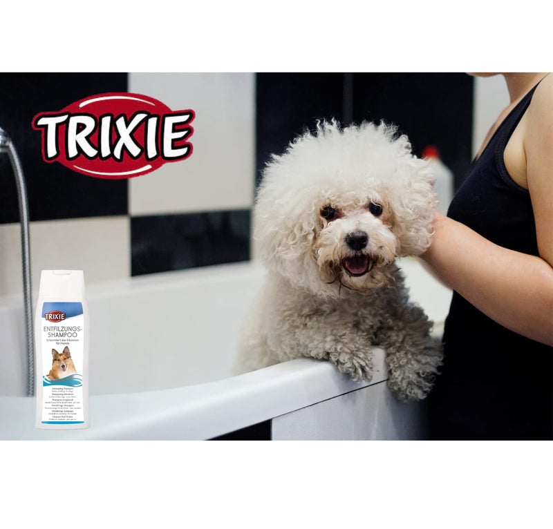 Trixie Detangling Shampoo for Long Haired Dogs - 250ml, Easy Combing & Grooming, Softens Fur & Prevents Hair Felting, Leaves Coat Shiny & Soft - Image 5