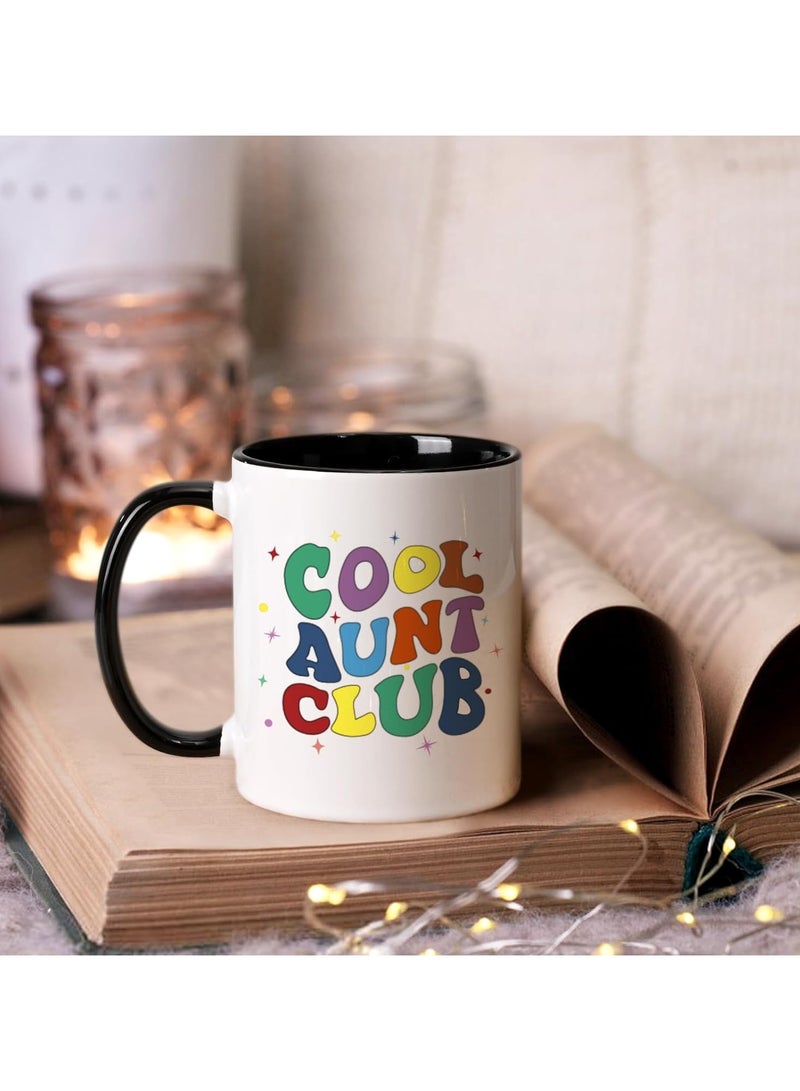 SHOP NEW ARRIVALS Aunt Gifts from Niece Nephew, Aunt Mothers Day Gifts, Cool Aunt Club Coffee Mug, Aunt Announcement Gifts, Birthday Gifts for Aunt New Aunt, Aunt Mug, Best Aunt Gifts - Image 2