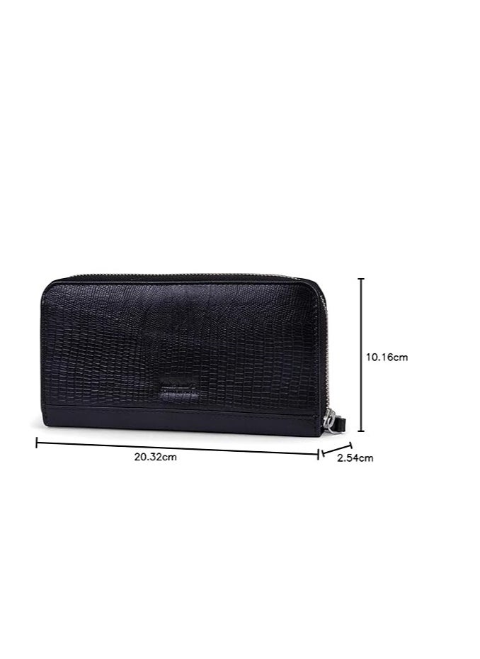 Timberland Timberland Leather Rfid Zip Around Wallet Clutch With Wristlet Strap  - Image 5