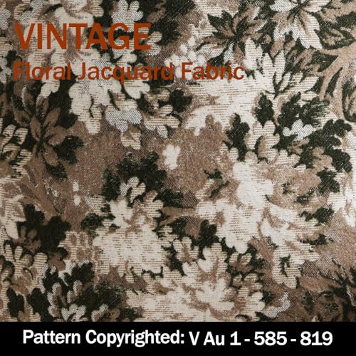 DEZENE Pack of 2 Vintage Floral Pillow Covers 12x20 Boho Farmhouse Accents Chenille Rectangular Lumbar Decorative Throw Pillow Cases for Living Room Couch Bed Home Decor Green and Taupe - Image 3