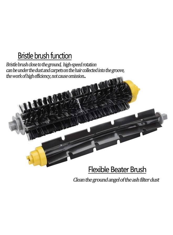 ANBOO Replacement parts Compatible for iRobot Roomba 675 677 671 655 645 Robotics,Filter,Side Brush,Bristle and Flexible Beater Brush, Cleaning Tool and Screw - Image 5