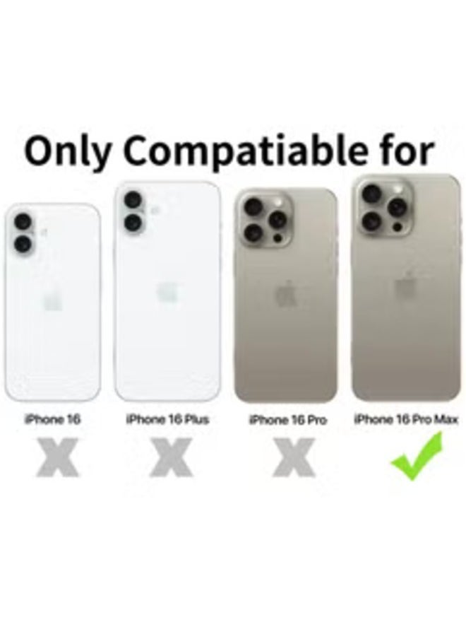 Raxoom iPhone 16 Pro Max Ultra Slim Magnetic Case – 6.9 Inch Clear, Shockproof, and Wireless Charging Compatible - Image 2