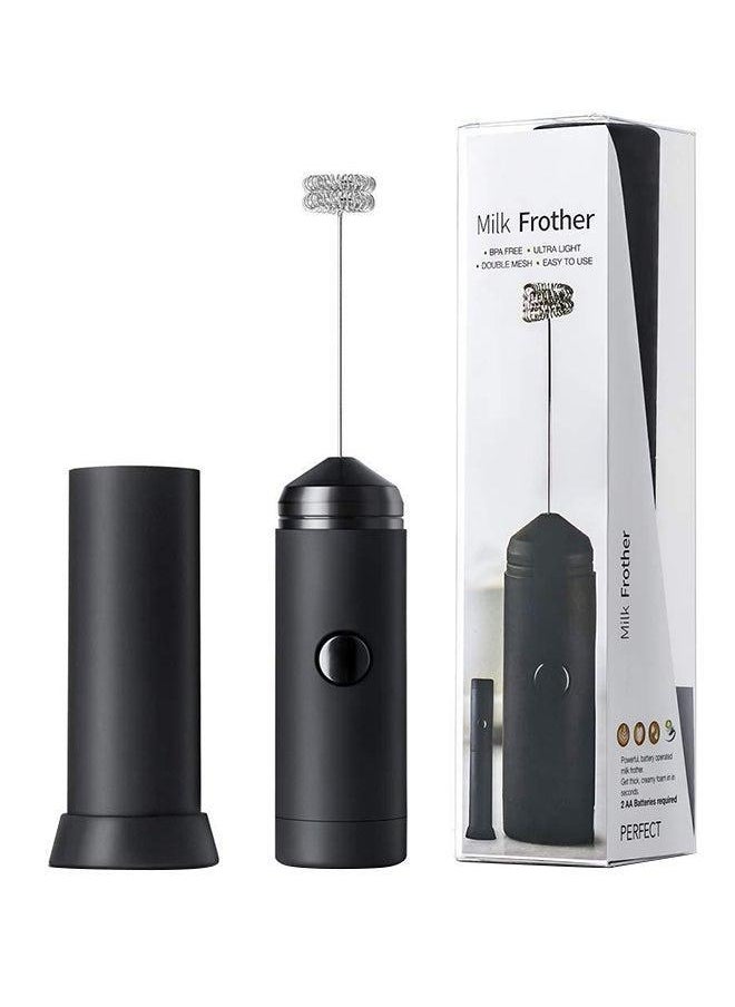 Generic Electric Foam Milk Frother Black/Silver 22x6x6centimeter  - Image 1