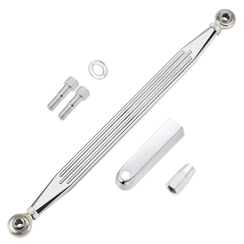 PBYMT Chrome Shift Linkage Shifter Lever Compatible for Harley Davidson Dyna Softail Touring Road Glide Street Glide Road King Electra Glide 1986-2024 - Image 1