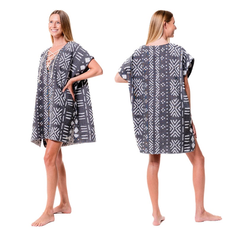 Sand Cloud Beach Cover Up for Women - Bathing Suit & Swimsuit Cover-Up Womens Poncho with Comfortable Fit for Post Swim - Top Shirt Coverups for Summer Made with Organic Turkish Cotton - Sunflowe - Image 1
