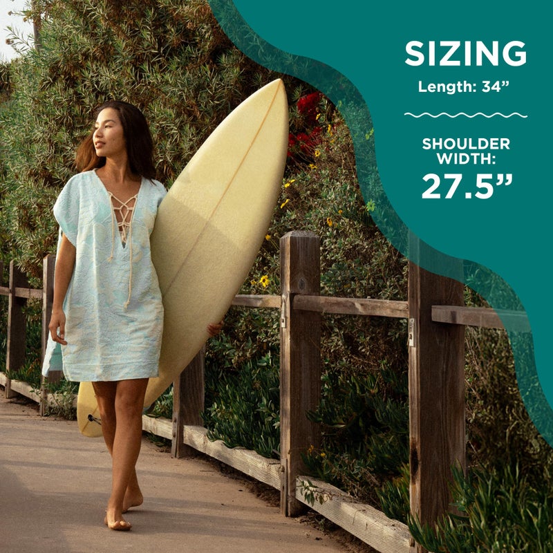 Sand Cloud Beach Cover Up for Women - Bathing Suit & Swimsuit Cover-Up Womens Poncho with Comfortable Fit for Post Swim - Top Shirt Coverups for Summer Made with Organic Turkish Cotton - Sunflowe - Image 4