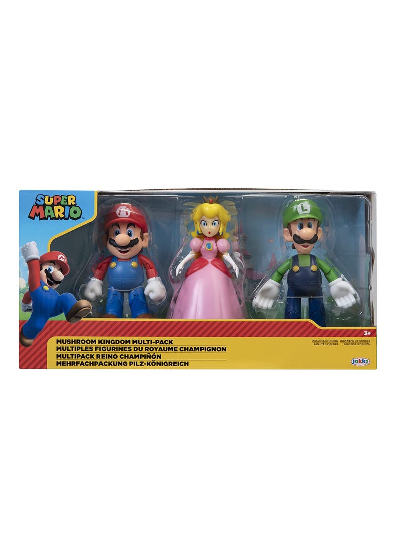 Jakks Super Mario Mushroom Kingdom Multipack Mini Figures  - Image 1