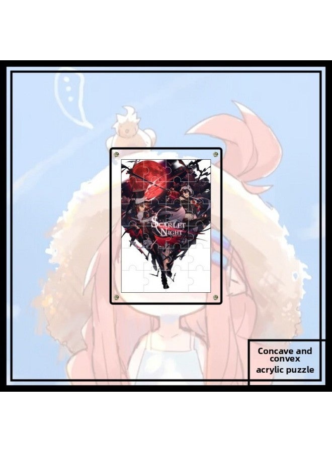 طاولة أحجية الصور المقطوعة من الأكريليك ذات إطار من الأكريليك - اللون: pt1-10 - Image 1