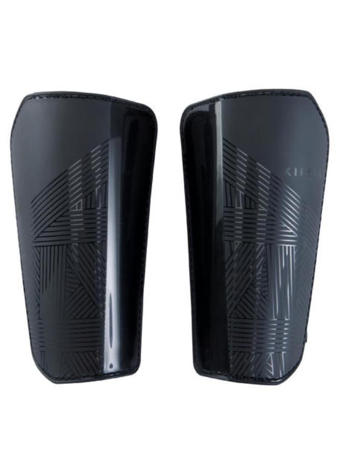 KIPSTA Adult Football Shin Pads Essential 100 - Black - Image 2