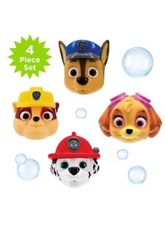 ginsey Nickelodeon'S Paw Patrol Chase, Marshall, Rubble, And Skye Squirt Toy Set For Childrens' Bath Time Fun, Multicolor, 4 Piece  - Image 2
