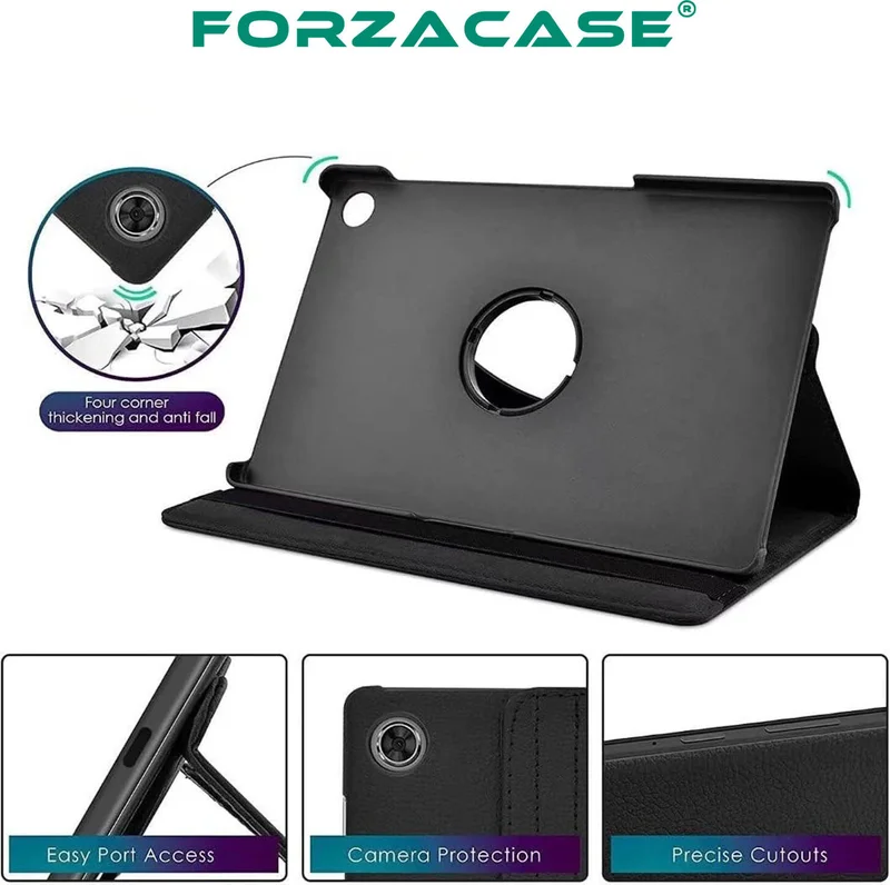 Forzacase 360 ​​Degree Rotating Stand Case for Lenovo Tab M10 Plus 3rd generation TB125FU 10.61 Inch - FC012