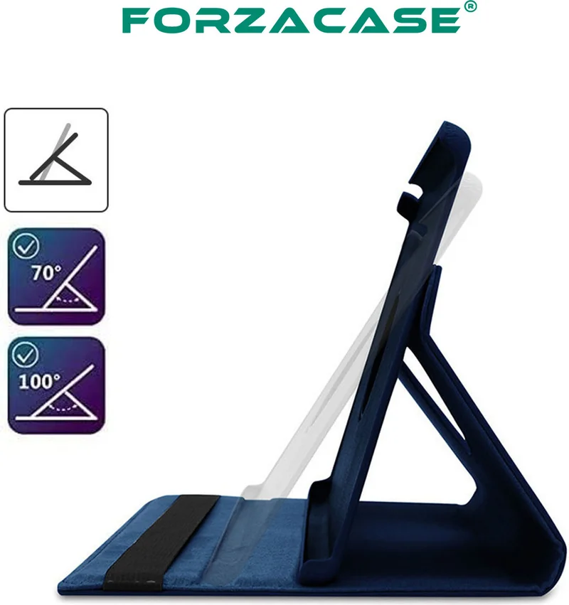 Forzacase 360 ​​Degree Rotating Stand Case for Lenovo Tab M10 Plus 3rd generation TB125FU 10.61 Inch - FC012