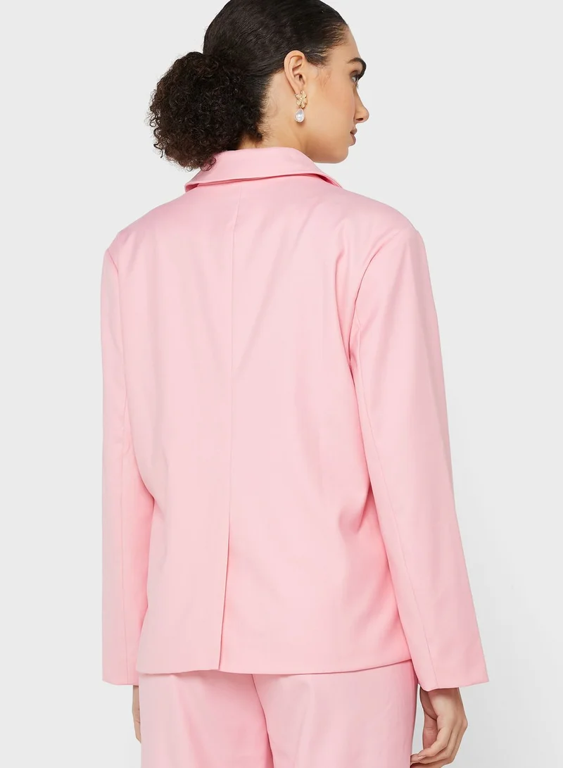 LOST INK Co-Ord Pop Colour Oversized Blazer
