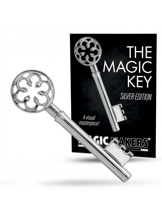 Magic Makers Silver Colored Metal Skeleton Key Magic Trick- Professional Performance Prop for Magicians