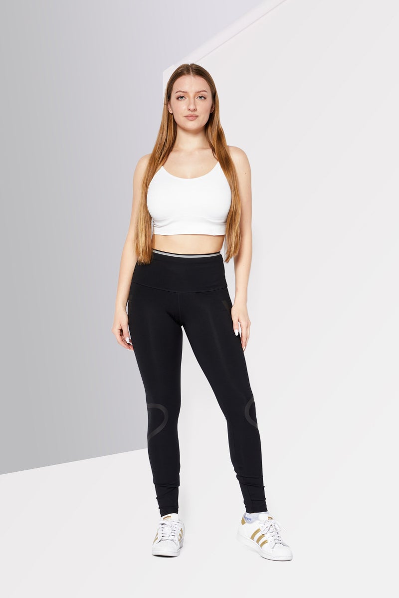 Adidas Women Sportswear Fit Training Tights, Black - Image 2