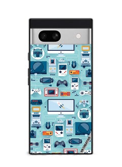 VR CREATIVE Protective Case Cover For Google Pixel 7a Ps 5 Remote Controls Design Multicolour  - Image 1
