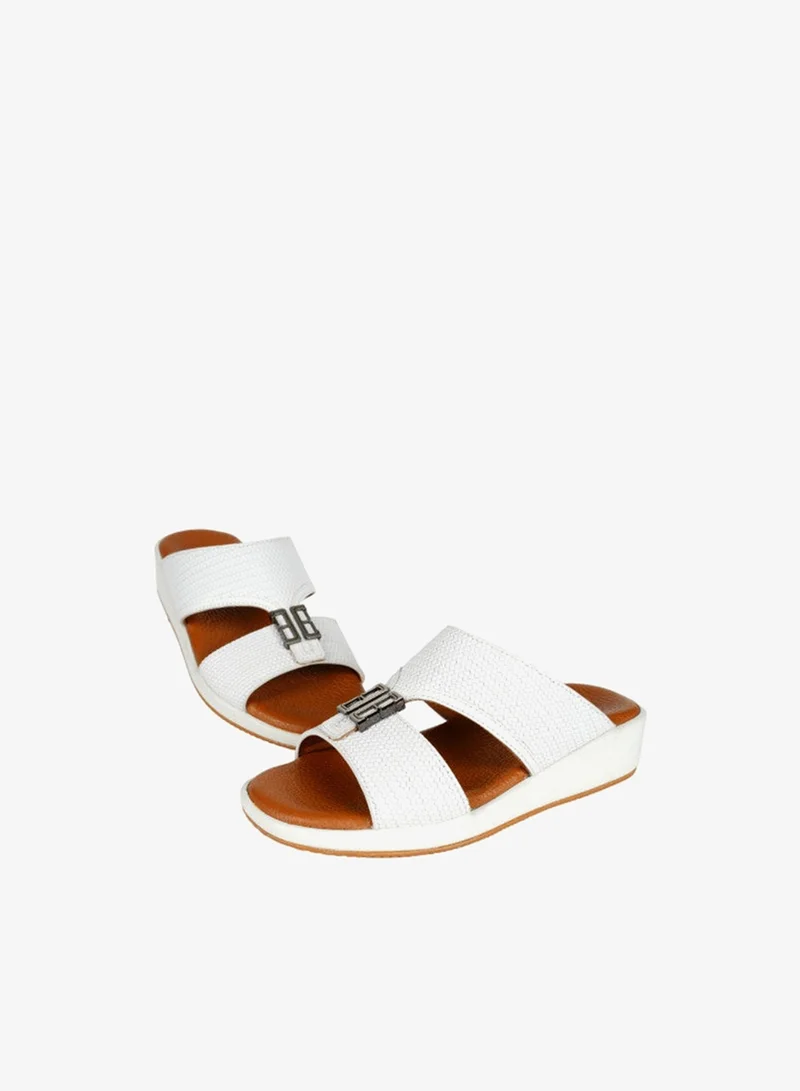 barjeel uno 008-3454 Barjeel Boys Arabic Sandals BBJM 16 White